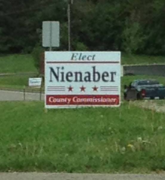 Nienaber Campaign Sign