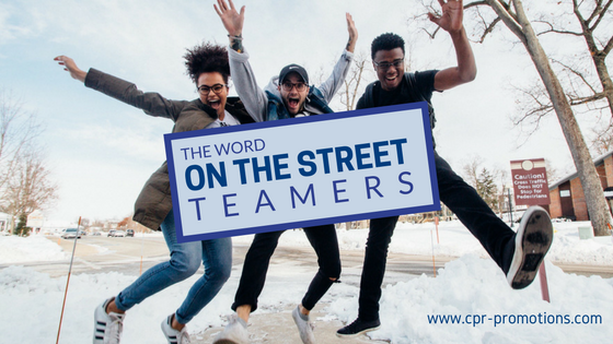 The word on the street teamers