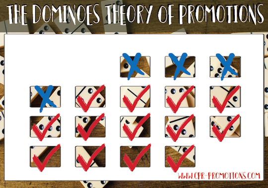 The Dominoes Theory Of Promotions